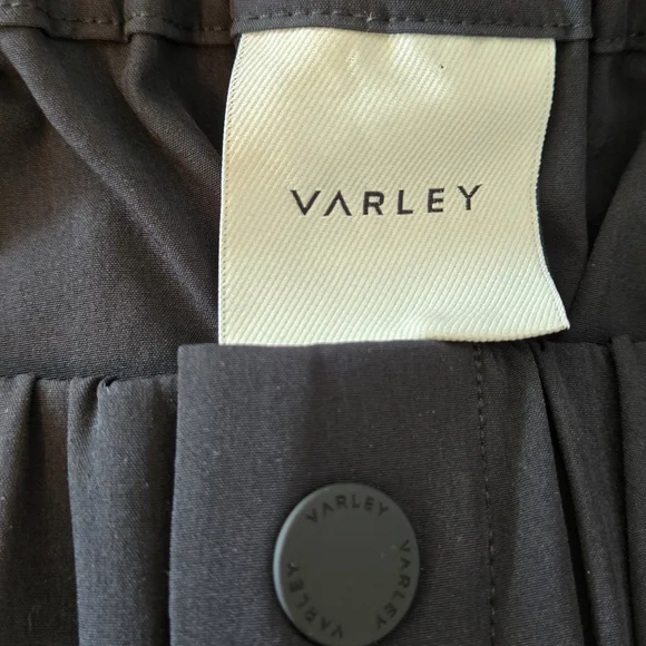 Varley Kayson Black Wide-Leg Pants 29.5in Inseam - Picture 4 of 5